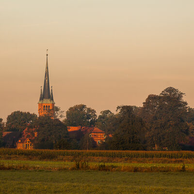 Wahrenholzer Kirche aus der Ferne-1