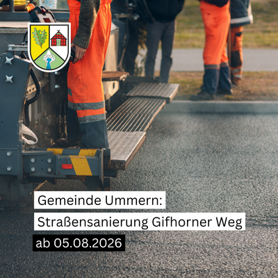 Bild vergr&ouml;&szlig;ern: Straßensanierung Ummern