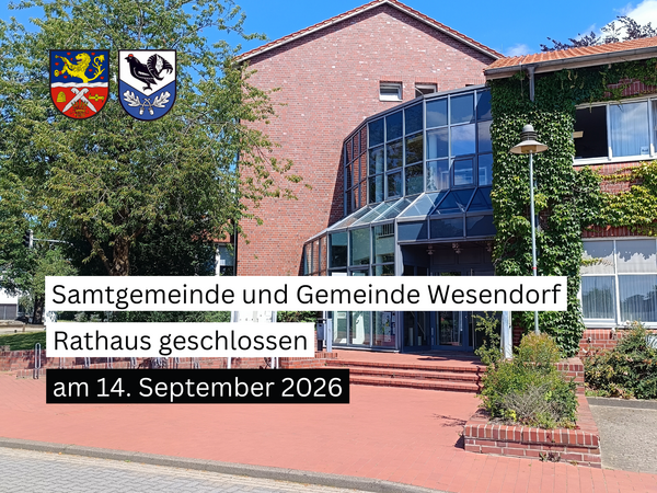 Bild vergr&ouml;&szlig;ern: Rathaus geschlossen